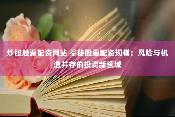 炒股股票配资网站 揭秘股票配资规模：风险与机遇并存的投资新领域