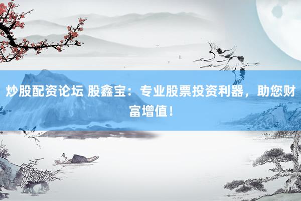 炒股配资论坛 股鑫宝：专业股票投资利器，助您财富增值！