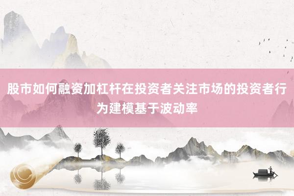 股市如何融资加杠杆在投资者关注市场的投资者行为建模基于波动率