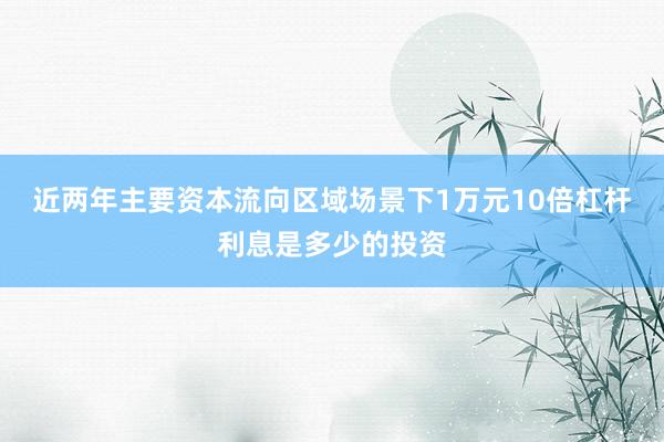 近两年主要资本流向区域场景下1万元10倍杠杆利息是多少的投资