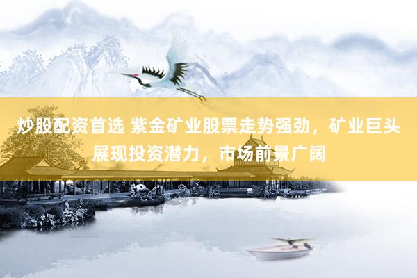 炒股配资首选 紫金矿业股票走势强劲，矿业巨头展现投资潜力，市场前景广阔